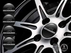 AC Schnitzer Radembleme Stil Hochwertige Gewölbte Labels